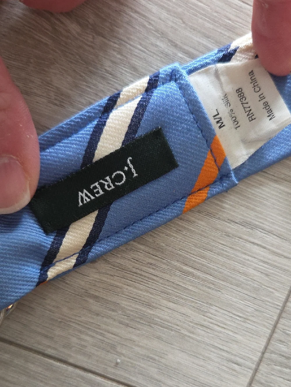 J Crew 100% Silk Tie